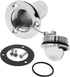 SHENGHUISS Boat Deck Fuel/Gas/Water/Waste Fill/Filler Tank Key, Marine 316 Stainless Steel Deck Filler for Yacht Caravan