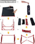 Backpacking iClimb Extendable Folding Table Large Tabletop Area Ultralight Compact with Hollow Out Tabletop for Camping