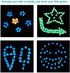 330pcs Glow in The Dark Pebbles for Garden Walkway Decor, Outdoor Bulk Fish Tank Aquarium Glow Decorations