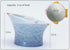 Raised Tilted Ceramic Cat Food Bowl - Cute Fish Shape Elevated Slanted Dish for Kitty Feeding, Ergonomic Anti Vomiting