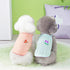 2 Pieces Pet Clothes Summer Dog Dress - Flower Embroidery Puppy Vest, Cute Dog Cat Shirt for Small to Medium (Large)