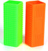 2pcs Pet Dog Cat Hair Remover, Morning Block Brush, Hollow Silicone Cleaner Brush for Pet and Furniture