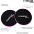 Synergee Core Sliders, Dual Sided Use on Carpet or Hardwood Floors for Abdominal Exercise Equipment