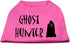 Halloween Pet Dog & Cat Shirt Screen Printed, Ghost Hunter, Red 2XL (20-25 lbs.)