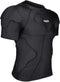 TUOY New Football Rib Chest Protector Shirt | Padded Compression Shirts with 6 Pads, Adult Sizes