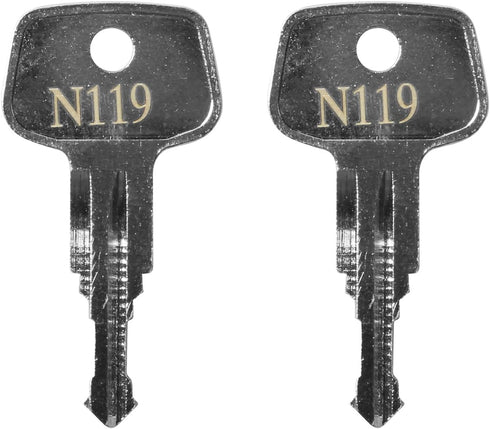 Key for Thule Key Replacement,for Roof Racks, Carriers, Crossbars Key etc,(Codes N119) by Hugexpen