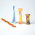 42 Pieces Cat Spring Toys Set, Colorful Interactive Cat Toy and Tube for Indoor Cats, Flexible Plastic Coil for Kittens