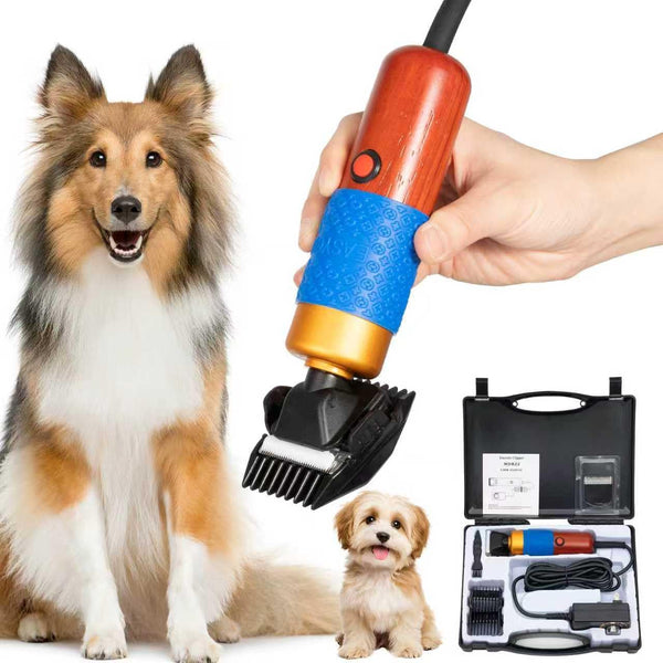 200W Electric Sheep Shears Professional Animal Clippers with 2 Blades, 10ft Cord,