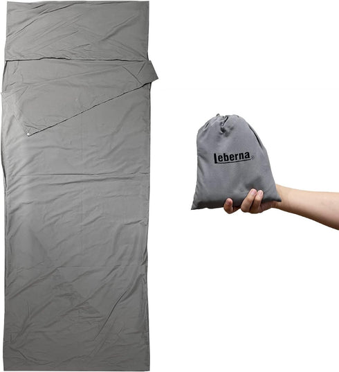 Ultralight Adult Sleeping Bag Liner, Travel Sheets for Hotel Sleeping Bags, Lightweight Cotton Camping Inner