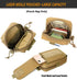 VIIDOO Upgrade Tactical Molle Pouches, Utility Pouches with Laser Cut Design, Military Medical EMT Pouch