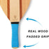 Holyking Beach Paddle Ball Set - Wooden Tennis Racket with 2 Paddles, 2 Balls & Carry Bag