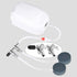 2PCS 2-Way Stainless Steel Air Distributor Splitter Pump Lever Control Valve for Aquarium Fish Tanks