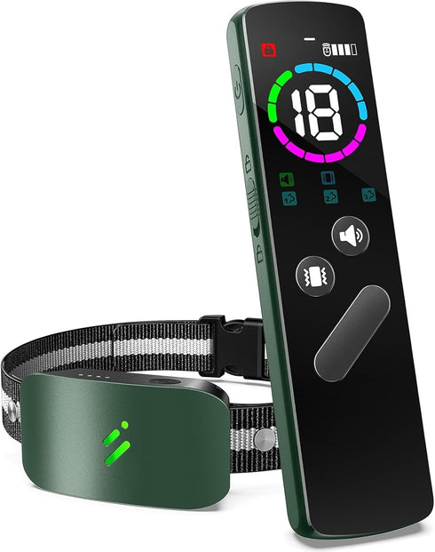 Dog Anti-bark Collar with 10 Levels Beep, 2680FT 4 Modes Electric Dog Training Collar with Remote for Large Medium Dogs