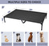 Pettycare Heavy Duty Elevated Outdoor Dog Bed for Large Dogs XL, Waterproof Cooling Bed with Washable Teslin Mesh