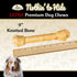 Fieldcrest Farms 9'' Natural Rawhide Alternative Knotted Bone for Dogs - 3 Count - Premium Digestible Chews