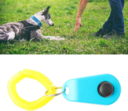 Pet Dog Training Clicker - Universal Training Clicker with Wrist Strap for Small and Medium Pets