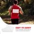 10.43X6.69 KICHOUSE Running Race Bibs with Number Belt Durable Blank Number Bibs for Marathon Track & Field Competitor