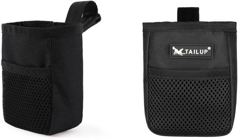 Dog Treat Training Pouch Puppy Doggie Bait Snack Reward Waist Pouch Bag with Clip and Closure Portable Dog Pet Walking Outdoor Food Treat Feeding Carrier Holder for Training