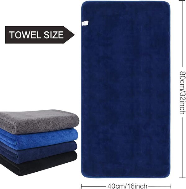 16 Inch 32 Inch VIVOTE Microfiber Gym Towels Sports Sweat Towel Super Absorbent Ultra Soft Multi-Purpose Man Women