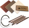 RaceWax Core Shot Ski Base Repair Kit, 5/5 Clear/Black Ptex Metal Grip (RA-5000)