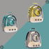 Clear Bubble Cat Backpack Carrier - Waterproof Airline Approved for Small Dogs, Green