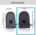 Penny & Niko Microfiber Pet Towel Mitts - Paw Cleaning and Drying Mitts/Gloves for Dogs and Cats (Large - 2 Pack, Gray) by Penny & Niko