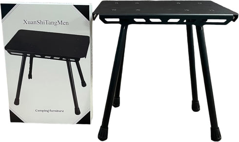 Outdoor Portable Camping Chair and Table Dual-Use, Liftable Stool for Fishing, Camping,