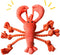 Lobster Dog Toy, Large Squeaky Toys, Tug of War Toy for Large Dogs, Interactive Plush Toy for Puppies and Dogs