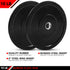JFIT Olympic 2" Cast Iron Grip Plate or Rubber Bumper Plates - Singles or Pairs, 6 Weights Available