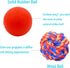 4 Pack Puppy Balls, Teething Ball for Small Dogs, Squeaky Rubber Ball, Puppy Chew Toys for Chewing