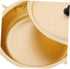 Operitacx Korean Ramen Noodle Pot Lid Fast Heating Aluminum Alloy Cookware for Instant Noodles Soups and Stews