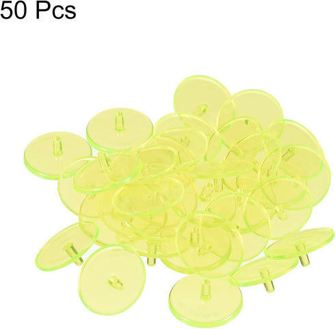 PATIKIL Round Transparent Golf Ball Marker, Pack of Marking Tool for Golf Sport Accessory