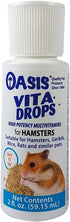 Oasis Hamster Vita-Drops, 2 oz, All-in-1 Multivitamins, Daily Vitamin Supplement, Orange Flavor