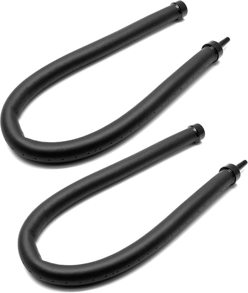 2Pcs Aquarium Flexible Rubber Wall Air Curtain Bubble Tube for Fish Tank Soft Rubber Tube Hose Oxygen Diffuser Tube