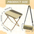 Backpack Collapsible Stool Foldable Stool Pocket Chair Portable Stools Seat for Camping Fishing Hiking Outdoor Travel