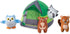 Fringe Studio Multicolored Hide & Seek Burrow Plush Dog Toy Set, Happy Campers (289216)