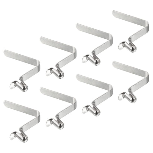 PATIKIL 8x5mm Kayak Paddle Snaps, 8 Pack Tent Pole Push Button Spring Clips, Steel Locking Tube for Kayak