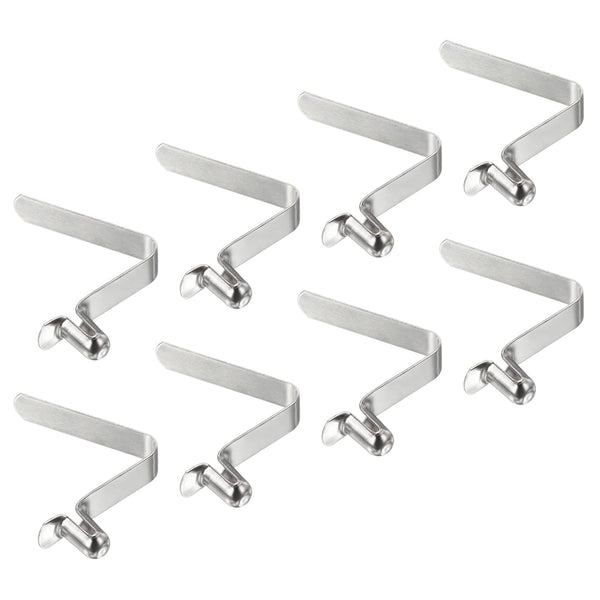 PATIKIL 8x5mm Kayak Paddle Snaps, 8 Pack Tent Pole Push Button Spring Clips, Steel Locking Tube for Kayak