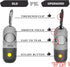 Dog Poop Bags Holder with LED Flashlight | Pet Waste Bags Dispenser for Leash | Grey and Black Container with 30 Bags