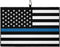 Golf Towel 24"x16" Blue White American Police Flag, Absorbent Microfiber, Honoring Law Enforcement Officers