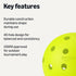 Amazon Basics Outdoor Pickleball Balls - USAPA Approved, Yellow