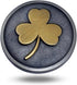 Irish Shamrock Ireland Clover Unique Magnetic Metal Golf Ball Marker with Hat Clip Accessory for Men & Women