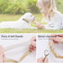 PetsHome Dog Leash with Bling Rhinestones - Premium PU Leather, Durable 5 FT Leash for Small to Medium Dogs, Gold