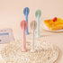 Generic 3PCS Set 3 1 Wheat Straw Cutlery, Reusable Utensils Portable Travel in Spoon Fork Knife Tableware