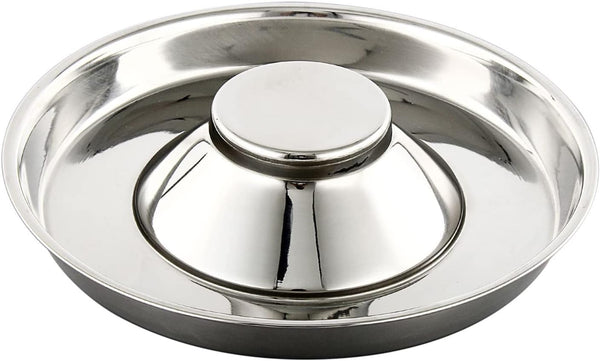 Stainless Steel Pet Bowl for Puppy and Cat, Dog Food and Water Feeding Bowl, 1PC, S Size