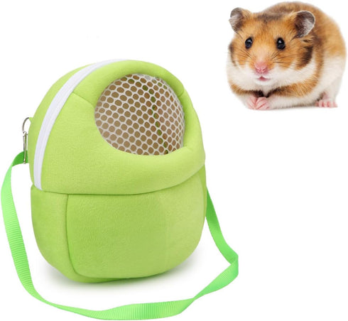Hypeety Pet Carrier Bag Sling Backpack for Small Pets, Breathable Outgoing Bag (Green)