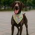 YJIKRTVT Easter Dog Bandana, Colorful Easter Egg Triangle Pet Scarf for Small Medium Dogs, Cute Spring Holiday Puppy