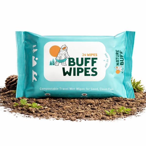 Camping Wet Wipes 8 x 8 Inch Full Body Wipes Biodegradable Unscented