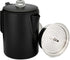 Bozeman [12 COLETTI Black Percolator Coffee Pot Camping Coffee Pot Americas Sleekest Percolator NO Aluminum or Plastic