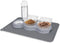YECERCAN Triple Cat Bowls for Food and Water, 3 in 1 Pet Feeder with Automatic Water Bottle & Waterproof Mat